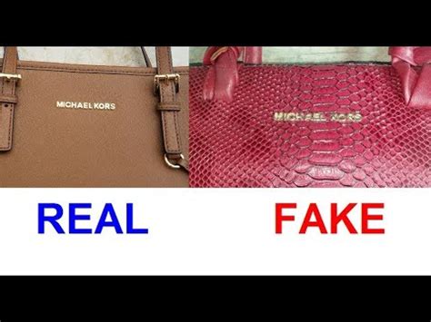 authentic vs fake michael kors hamilton|Michael Kors bag scam.